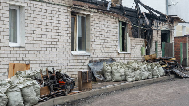 Professional Fire Damage Removal technician working in Kenyon, MN